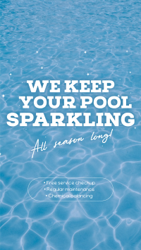 Sparkling Pool Services Instagram Reel Image Preview