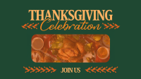 Thanksgiving Party Video Design