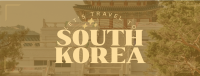 Travel to Korea Facebook Cover