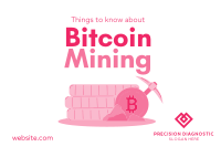 Bitcoin Mining Postcard