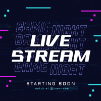 Live Streamer Instagram Post example 2