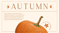 Autumn Pumpkin Video