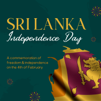 Sri Lankan Flag Linkedin Post