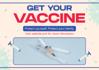 Syringe Postcard example 3