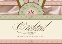 Art Deco Bar and Lounge Postcard Image Preview