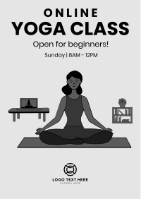 Online Yoga Flyer