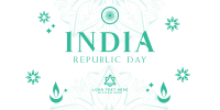 Decorative India Day Twitter Post