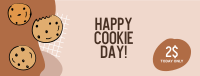 Cute Cookie Day  Facebook Cover Design