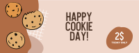 Cute Cookie Day  Facebook Cover Image Preview