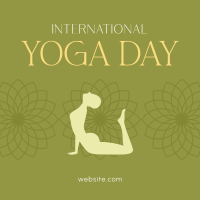 International Yoga Day Linkedin Post example 4