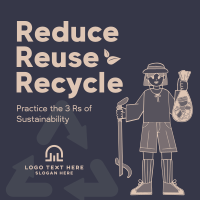 Triple Rs of Sustainability Instagram Post