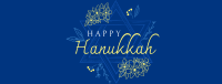 Hanukkah Star Greeting Facebook Cover