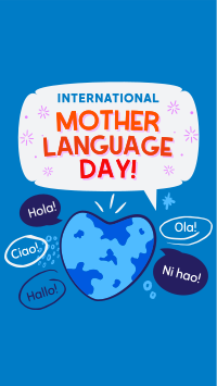 World Mother Language Facebook Story