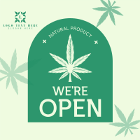 Open Medical Marijuana Instagram Post