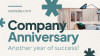 Minimalist Company Anniversary Video