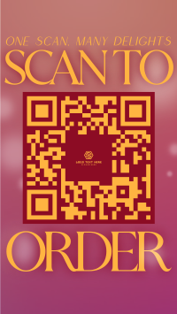 Soft Pop Scan To Order TikTok Video Design