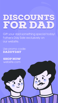 Daddy Day Discounts Instagram Story