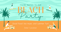 It's a Beachy Party Facebook Ad