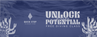 Free Diving Class Facebook Cover Image Preview