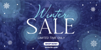 Winter Season Sale Twitter Post