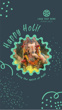 Happy Holi Celebration Instagram Story