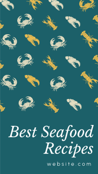 Seafood Recipes Facebook Story