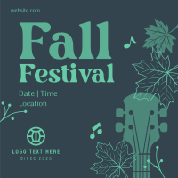 Fall Festival Celebration Linkedin Post Design