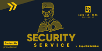 Security Officer Twitter Post Design