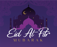 Starry Eid Al-Fitr Facebook Post