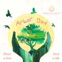 Creative Arbor Day Instagram Post Image Preview