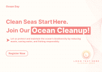 Ocean Pollution Postcard example 3