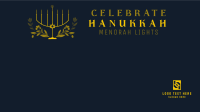 Hanukkah Light Zoom Background