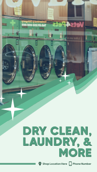 Dry Clean & Laundry Instagram Story