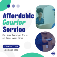Affordable Courier Service Instagram Post