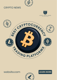 Cryptocurrency Trading Platforms Flyer