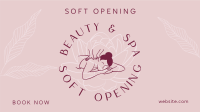 Spa Soft Opening  Facebook Event Cover