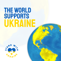 The World Supports Ukraine Instagram Post