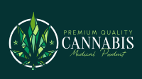 Abstract Cannabis Leaf Animation