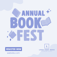 Annual Book Event Instagram Post