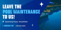 Pool Maintenance Service Twitter Post