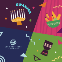 Colorful Kwanzaa Instagram Post Design