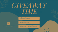 Organic Leaves Giveaway Mechanics Facebook Event Cover