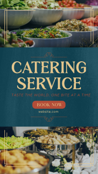 Sophisticated Catering Service Instagram Reel Image Preview