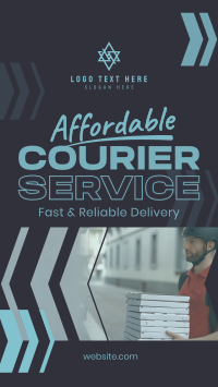 Courier Shipping Service Facebook Story