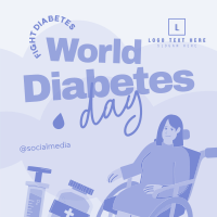 Global Diabetes Fight Instagram Post