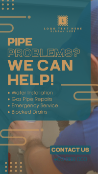 Plumbing Home Repair Instagram Story