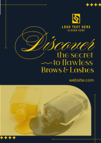 Brows & Lashes Technician Poster