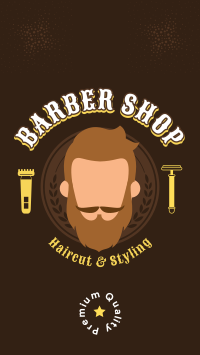 Premium Barber Facebook Story