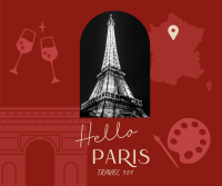 Paris Holiday Travel  Facebook Post