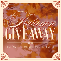 Autumn Giveaway Instagram Post